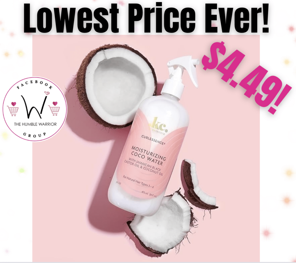 The KeraCare CurlEssence Moisturizing Coconut Water!